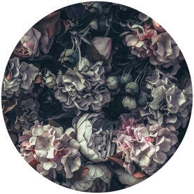 Muurcirkel Bloemen Stilleven Hortensia – Muursticker & Behangcirkel