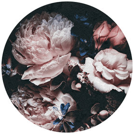 Muurcirkel Bloemen Stilleven Boeket Oude Meesters – Muursticker & Behangcirkel