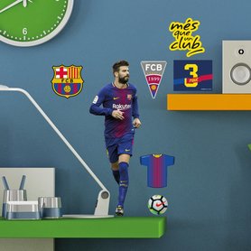 FC Barcelona Muursticker Gerard Piqué