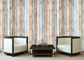 Hout Behang XXXL - 368 x 254 cm