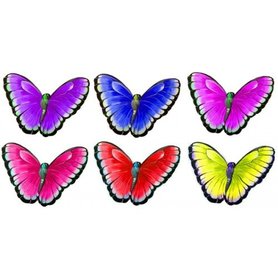 Vlinders (set van 6)